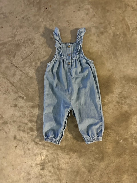 Vintage Blue Jean Overalls 6-9M